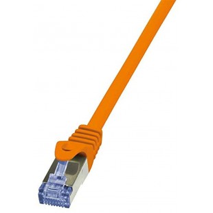 LogiLink PrimeLine Cable reseau Cat6A S/FTP AWG26 PIMF LSZH 5 m Orange