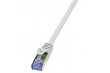 LogiLink PrimeLine Cable reseau Cat6A S/FTP AWG26 PIMF LSZH 7,50 m Gris