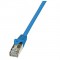 Cables reseau Cat5e F/UTP AWG26 1 m Bleu