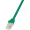 LogiLink EconLine Cable reseau Cat6 U/UTP AWG24 0,25 m Vert