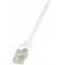 LogiLink EconLine Cable reseau Cat6 U/UTP AWG24 0,50 m Blanc