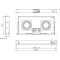 I-Case Fan-TC2 Accessoire de Racks Panneau Ventilation