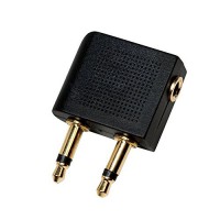 LogiLink CA1089 Adaptateur Audio pour Avion Noir