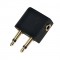 LogiLink CA1089 Adaptateur Audio pour Avion Noir