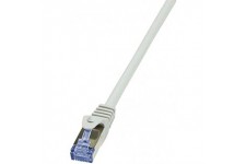 PrimeLine Cat.7 S/FTP 0.5m cable de reseau Gris 0,5 m Cat7 S/FTP (S-STP)