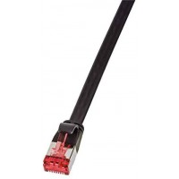 CF2053S RJ45 Cable reseau, cable Patch Cat 6 U/FTP 2.00 m Noir Contacts dores 1 pc(s)