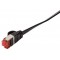 CF2053S RJ45 Cable reseau, cable Patch Cat 6 U/FTP 2.00 m Noir Contacts dores 1 pc(s)
