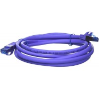 LogiLink Patchkabel, Kat. 6A, S/FTP, 2,0 m, violett