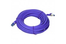 LogiLink Patchkabel, Kat. 6A, S/FTP, 10,0 m, violett