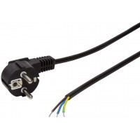LogiLink Cable d'alimentation Schuko - Noir