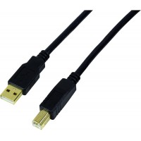 UA0264 cable USB 10 m USB 2.0 USB A USB B Noir