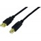 UA0264 cable USB 10 m USB 2.0 USB A USB B Noir