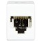 LogiLink Coupleur pour cƒble Patch cat. 6A, UTP, blanc