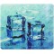 LogiLink ID0152 tapis de souris Bleu - Tapis de souris (Bleu, Image, Base antiderapante, Tapis de souris de jeu)