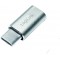 au0041 C Adaptateur USB vers Micro USB F Argent