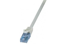 LogiLink CP3012U cable de reseau 0,25 m Cat6a U/UTP (UTP) Gris - Cables de reseau (0,25 m, Cat6a, U/UTP (UTP), RJ-45