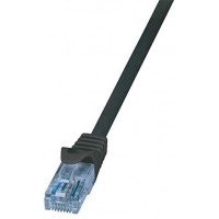 LogiLink CP3053U cable de reseau 2 m Cat6a U/UTP (UTP) Noir - Cables de reseau (2 m, Cat6a, U/UTP (UTP), RJ-45, RJ-45, Noir)