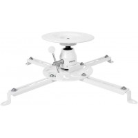 LogiLink BP0056 Support pour videoprojecteur et projecteurs jusqu'a  25 kg Longueur du Bras 135 mm Blanc