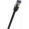 CQ6135S RJ45 Cat 6a S/FTP 40.00 m Noir Blindage par Tresse, sans halogene, Gaine Pur, resistant aux acides, re