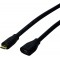 LogiLink Cable d'extension USB 2.0 Micro-B CU0121 - Noir - 1 m