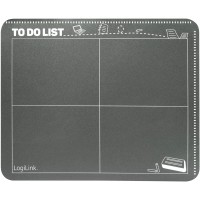 LogiLink ID0165 Tapis de Souris avec Compartiment Noir