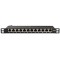 LogiLink NP0069 baie de branchements 0.5U - Baies de branchements (Cat6, Gigabit Ethernet, RJ45, Noir, Metal, 0.5U)