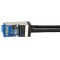 CQ7083S cable de reseau Noir 7,5 m Cat6a S/FTP (S-STP)