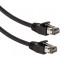 LogiLink Professional cable Patch Premium, Cat. 8.1, s/FTP, 5,0 mm, Noir Noir