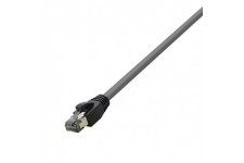 LogiLink Professional cable Patch Premium, Cat. 8.1, s/FTP, 0,5 mm, Gris Noir