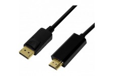DisplayPort 1.2 vers HDMI High Speed avec Ethernet (1.4) Cable de raccordement 4K pour Une qualite HD et 3D avec Une Meilleure T