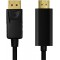 DisplayPort 1.2 vers HDMI High Speed avec Ethernet (1.4) Cable de raccordement 4K pour Une qualite HD et 3D avec Une Meilleure T