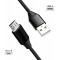 Cable de connexion USB 2.0 - USB (type A) vers micro-USB - Noir - 0,3 m