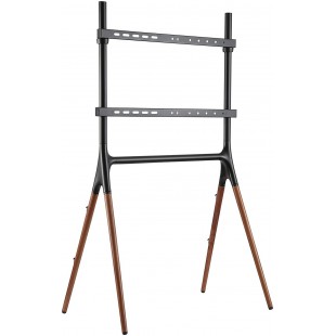 LogiLink BP0078 Support pour televiseur 4"-70" Pieds en Bois de Noyer