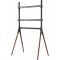 LogiLink BP0078 Support pour televiseur 4"-70" Pieds en Bois de Noyer