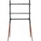 LogiLink BP0078 Support pour televiseur 4"-70" Pieds en Bois de Noyer