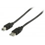 Câble USB 2.0 AM - BM A mâle - B mâle Ronde 5.00 m Noir