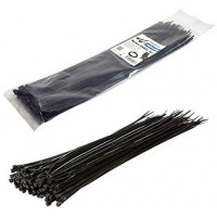 Attache-cables, 400 x 4,4 mm, Nylon, Noir Noir