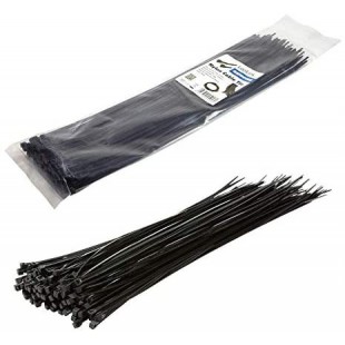 Attache-cables, 400 x 4,4 mm, Nylon, Noir Noir