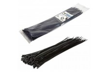 Attache-cables, 400 x 4,4 mm, Nylon, Noir Noir