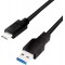 LogiLink CU0166 Cable de raccordement USB 3.2 Gen 1 (0,5m) EU Noir
