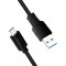 LogiLink CU0166 Cable de raccordement USB 3.2 Gen 1 (1.5m) EU Noir