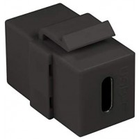 LogiLink 054163 Connecteur Keystone USB-CTM F/F 17,2 mm Noir