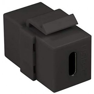 LogiLink 054163 Connecteur Keystone USB-CTM F/F 17,2 mm Noir
