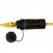 LogiLink 060676 Double prise IP68 RJ45 Cat.6A femelle avec passe-cable Noir