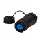 LogiLink 060676 Double prise IP68 RJ45 Cat.6A femelle avec passe-cable Noir