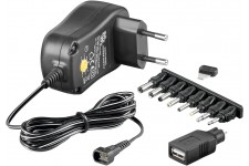 Noir adaptateur de puissance & onduleur - adaptateurs de puissance & onduleurs (12 V, 1000 mAh, Noir)