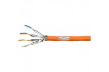 LogiLink Professional CPV0062 Cable d'installation pour reseau Cat 7 1000 MHz LSZH (Low Smoke Zero Halogen) avec feu de Protecti