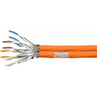 LogiLink Professional CPV0060 - CAT 7 1000 MHz LSZH (Low Smoke Zero Halogene) Cable d'installation reseau avec feu, classe de pr