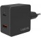 USB Wall Charger Netzteil - USB, USB-C - 18 Watt