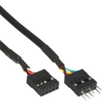 Cable 0.4 M Noir Inline - Connectique Audio